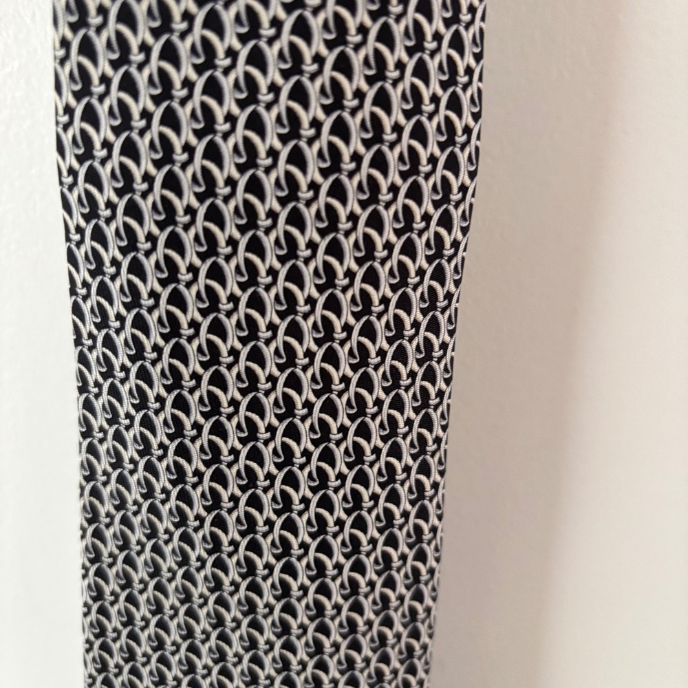 Salvatore Ferragamo Black and White Horse shoe